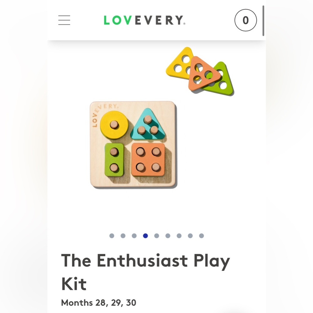 Lovevery Stack & Sort Peg Puzzle